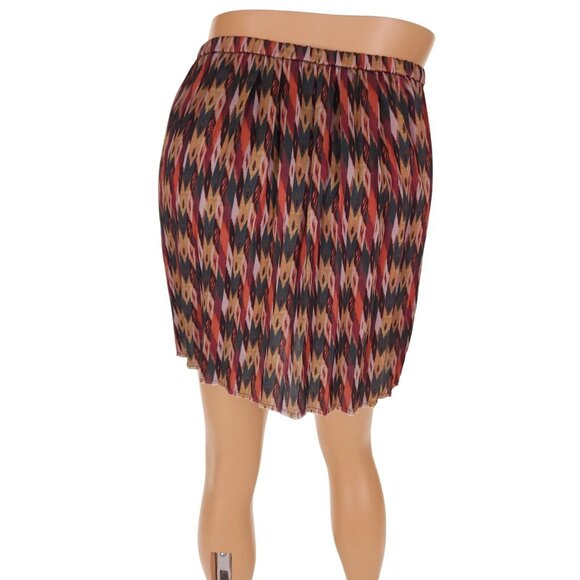 Isabel Marant Etoile Pleated Skirt Size S Womens Hanoi Ikat Print - Picture 8 of 14